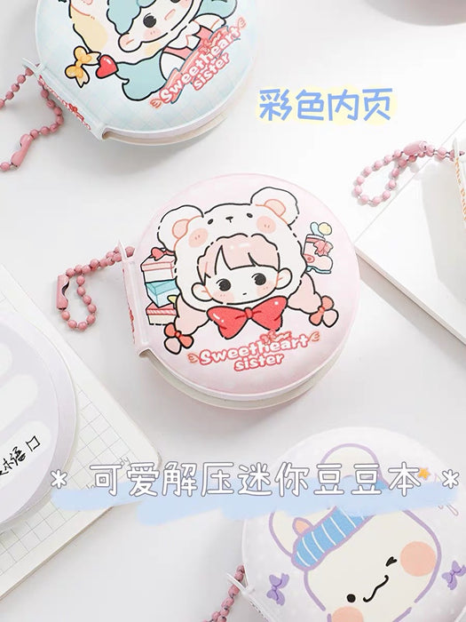 Mini Handbook 可爱解压软绵绵迷你豆豆本便携随身 颜色随机