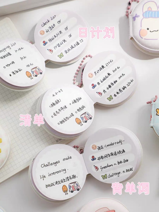 Mini Handbook 可爱解压软绵绵迷你豆豆本便携随身 颜色随机