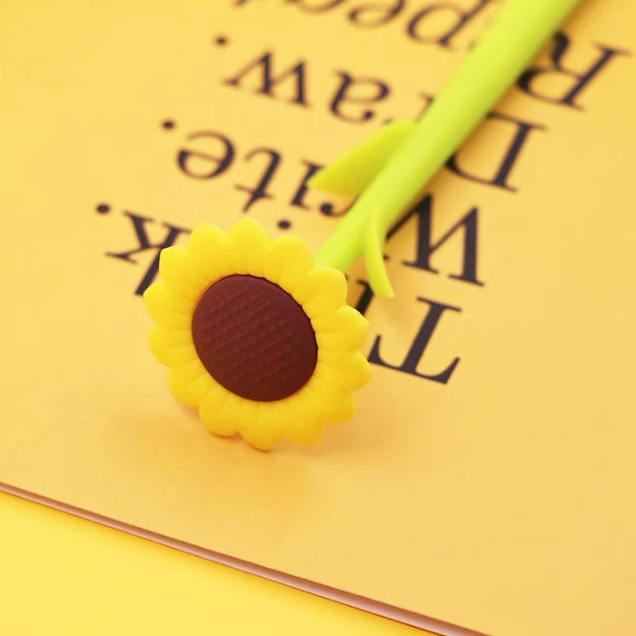 Sunflower Themed Gravity-Activated Pen 元气向日葵摇摇笔
