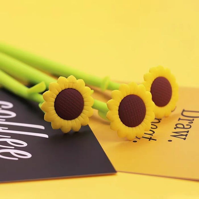 Sunflower Themed Gravity-Activated Pen 元气向日葵摇摇笔