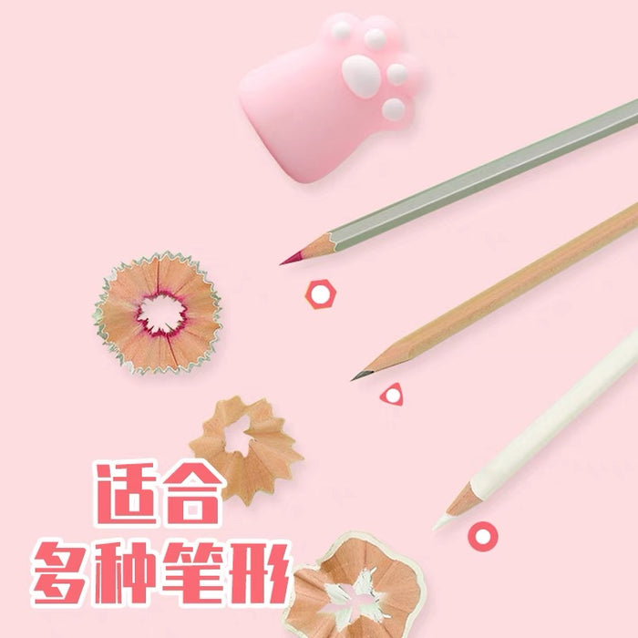 Lucky Cat Pencil Sharpener Random Color 幸运猫爪卷笔刀 颜色随机