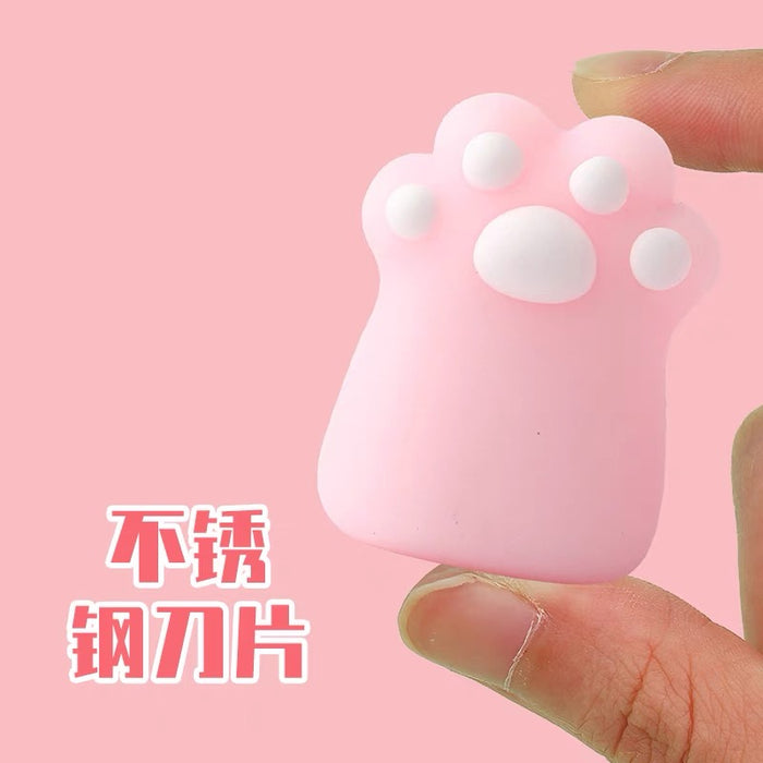 Lucky Cat Pencil Sharpener Random Color 幸运猫爪卷笔刀 颜色随机