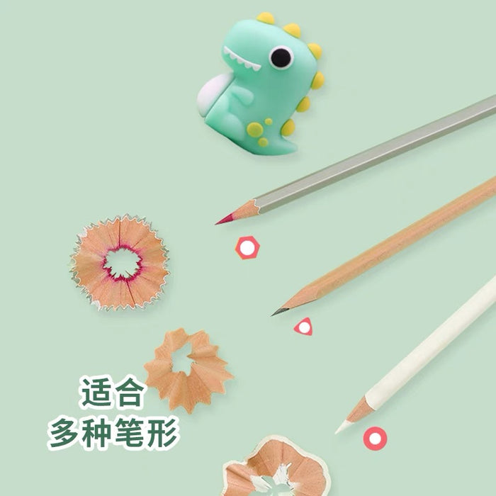 Cute Dinosaur Pencil Sharpener Random Color 恐龙蛋蛋卷笔刀 颜色随机