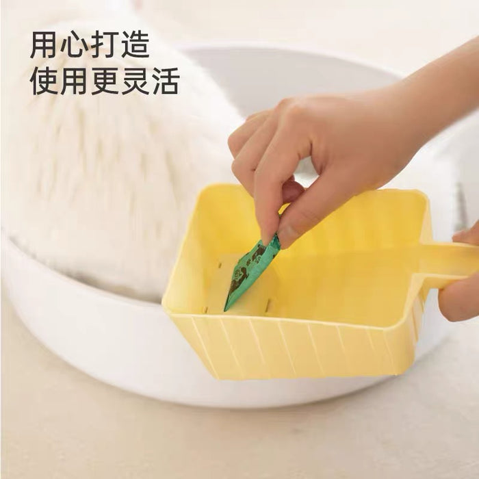 3-in-1 Plastic Cat Litter Scoop三合一猫砂铲子 带底座长柄自带垃圾袋