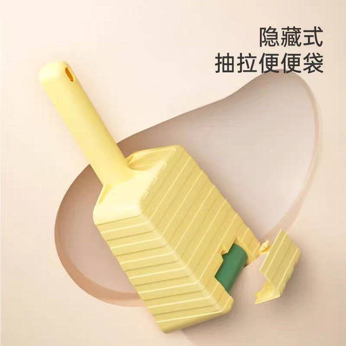 3-in-1 Plastic Cat Litter Scoop三合一猫砂铲子 带底座长柄自带垃圾袋