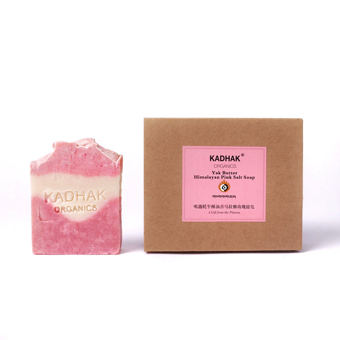 Kadhak Himalayan Pink Salt Yak Butter Soap 牦牛酥油喜马拉雅玫瑰盐皂
