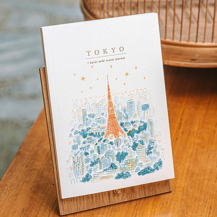 L'après-midi Travel Journal - Tokyo Tower Night A5 128 Pages 午后系列旅行手帐笔记本-夜晚的东京塔 A5 128页