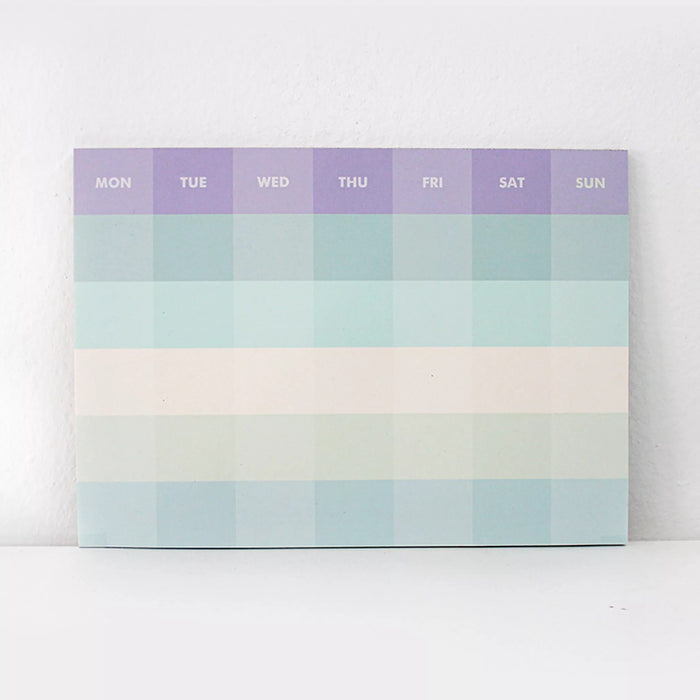 Paperways Palette Monthly Deskpad - Water Lilies 50 pages月度计划簿 睡莲 50页