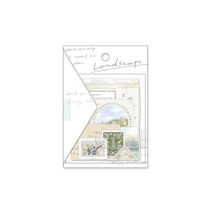 Mind Wave Landscape Sticker Set - Sunlight through Trees日本Mind Wave风景系列贴纸包 透过树叶的阳光