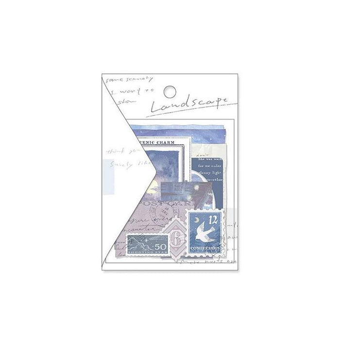 Mind Wave Landscape Sticker Set - Moonlight日本Mind Wave风景系列贴纸包 月光