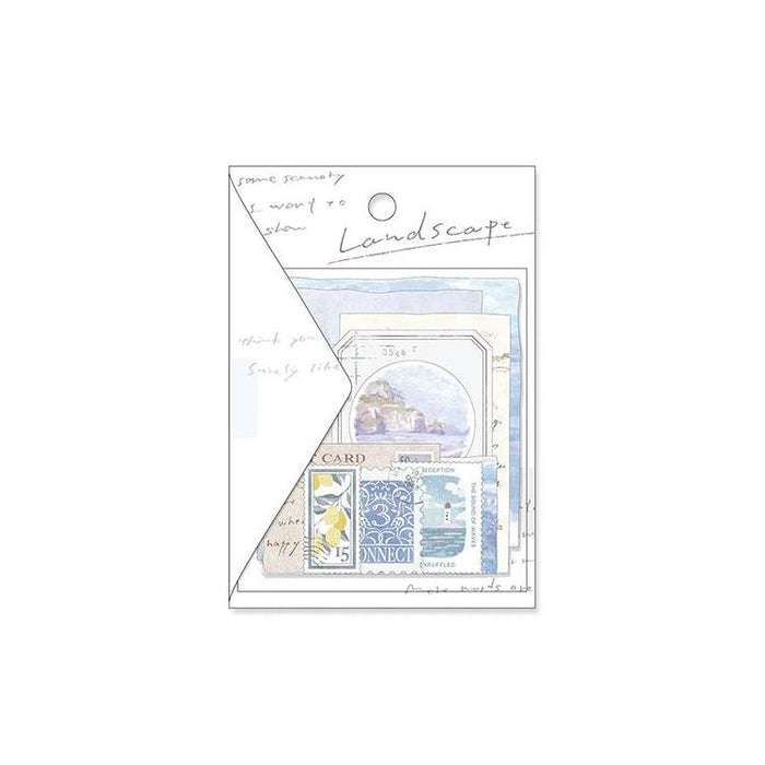 Mind Wave Landscape Sticker Set - Morning Calm日本Mind Wave风景系列贴纸包 平静的早晨