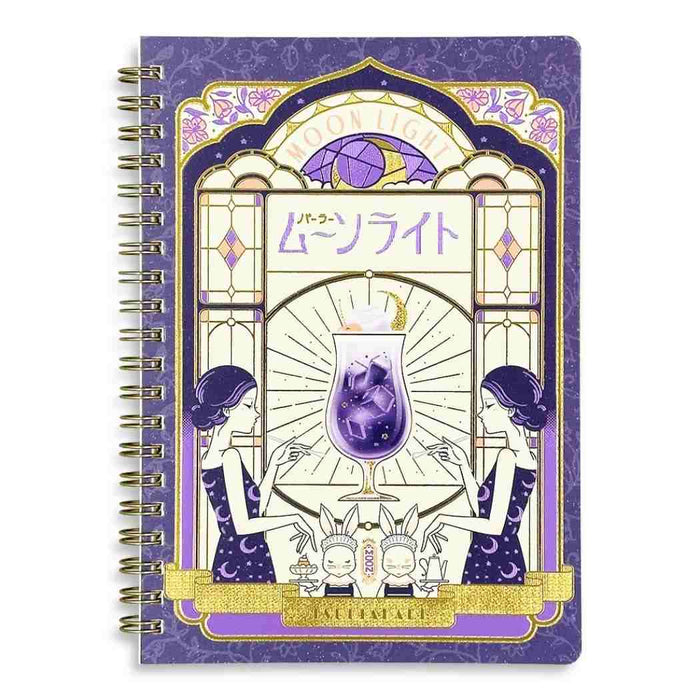 ROKKAKU x ob1toy Spiral Notebook B6 - Parlor Moonlight日本ROKKAKU联名ob1toy线圈笔记本B6 - 月光