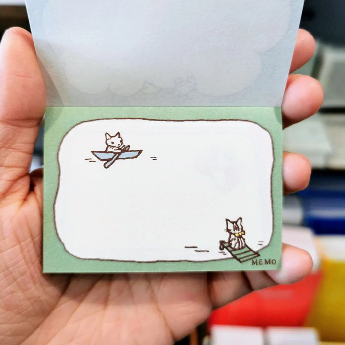 Pottering Cat: Cat’s Whim Memo Pad 36 sheets in 3 designs 日本Pottering Cat猫咪便签本 猫咪的心血来潮 3款内页共36页