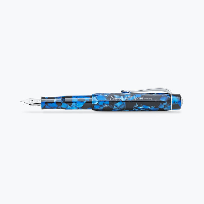 KAWECO ART SPORT Fountain Pen - Pebble Blue 卡维克艺术系列运动款钢笔 鹅卵石蓝