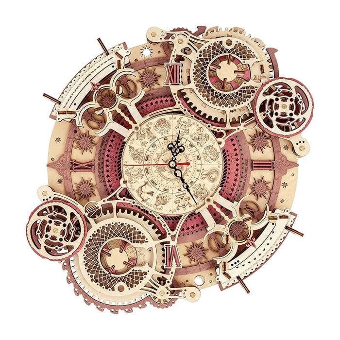 ROKR Zodiac Wall Clock LC601 3D Wooden Puzzle 若客DIY手工拼装模型 LC601 星空之轮
