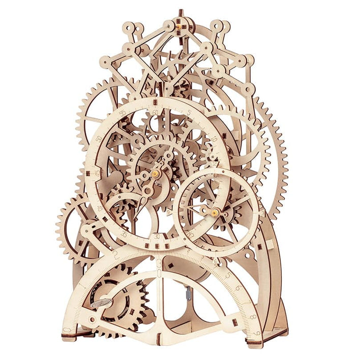 ROKR Pendulum Clock LK501 3D Wooden Puzzle 若客DIY手工拼装模型 LK501 时之恒摆钟