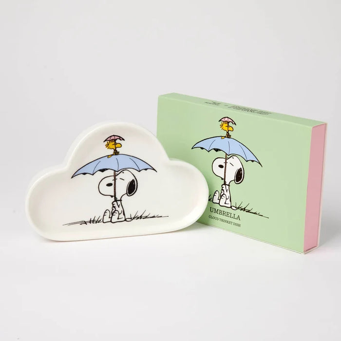 Peanuts Snoopy Ceramic Trinket Dish - Umbrella (10cm)史努比主题陶瓷收纳盘 - 雨伞