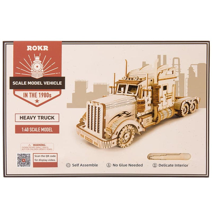 ROKR Heavy Truck MC502 若客DIY手工拼装模型 MC502重型卡车