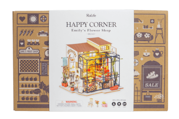 ROLIFE Emily's Flower Shop DG145 3D Wooden Puzzle 若来DIY手工拼装模型 DG145 艾米丽的花店