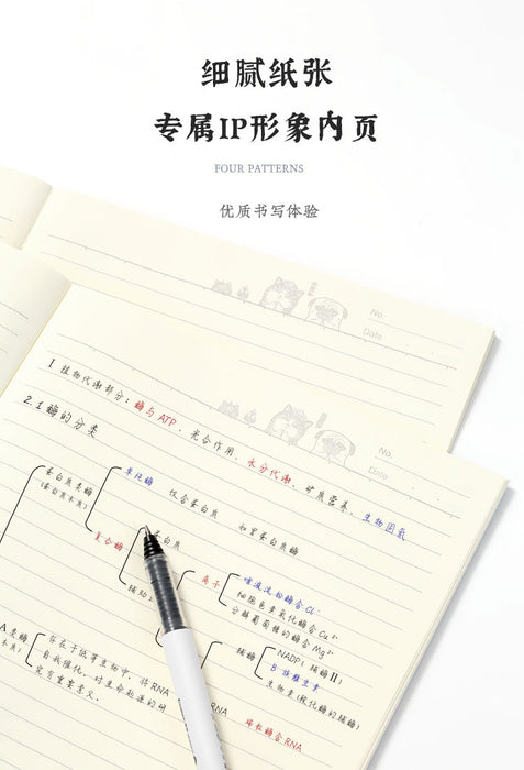COMIX WHCW6401 Lined Notebook - B540Pages 吾皇万睡无线装订本 B5 40页