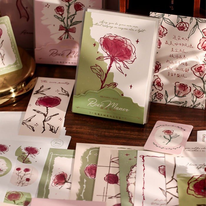 MR.PAPER Rose Manor Series Letterform 纸先生玫瑰庄园信签集