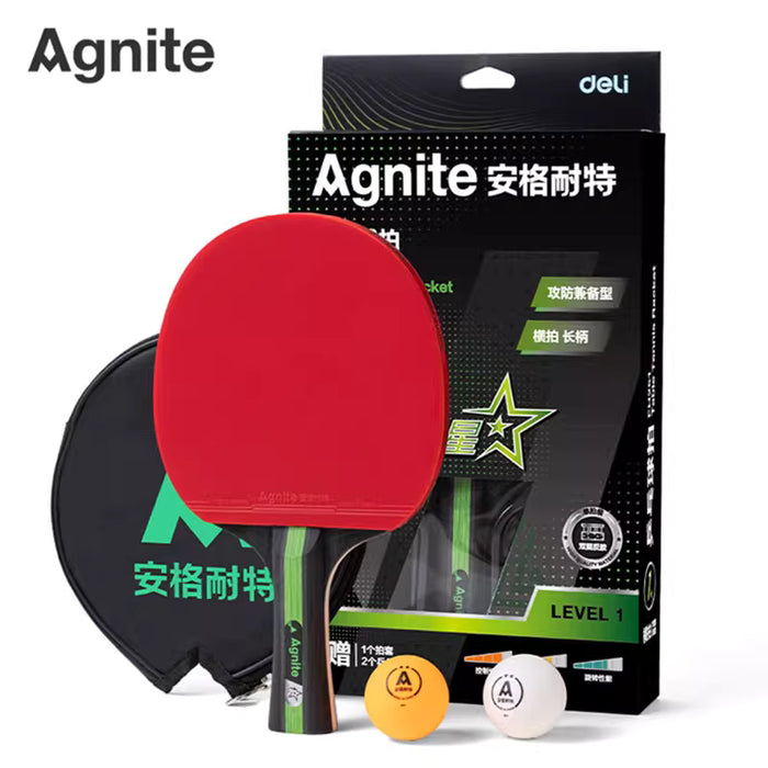 AGNITE FH251 Table Tennis Racket - Level 1 安格耐特FH251一星级乒乓球拍