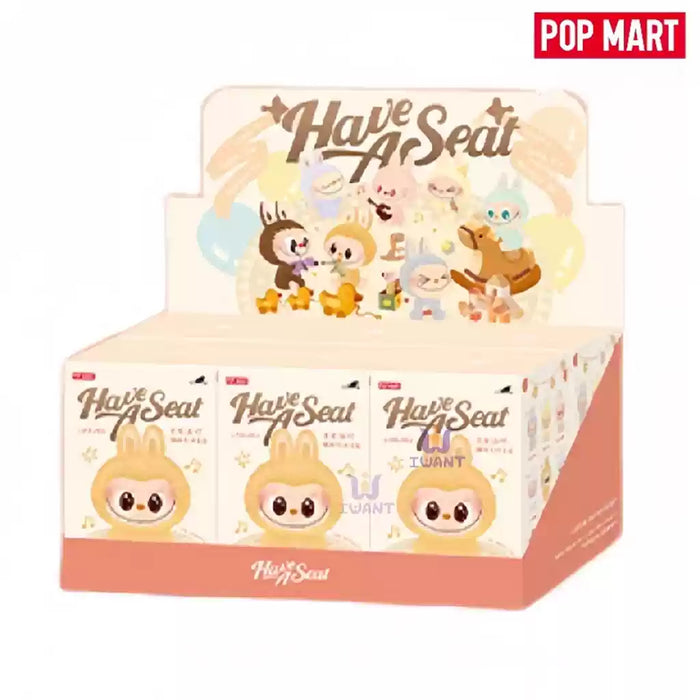 POP MART Labubu V2 Have A Seat Blind Box 泡泡玛特坐坐派对LabubuV2搪胶毛绒盲盒