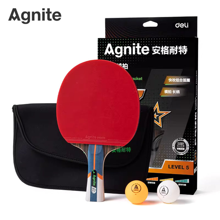 AGNITE FH255 Table Tennis Racket - Level 5 安格耐特FH255五星级乒乓球拍