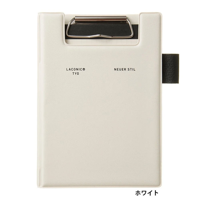 Laconic Clipboard A6 Field Pad - White 日本Laconic硬质盖板夹 A6
