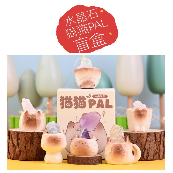 CAT PAL Crystal Figurine Blind Box 猫猫PAL水晶盲盒