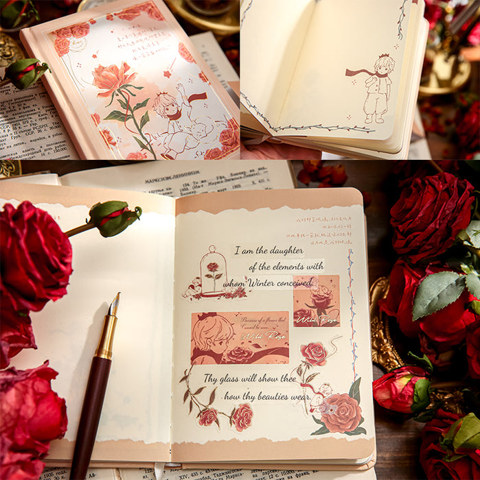 MR.PAPER Rose Star Wishing Series Hardcover Notebook 纸先生 玫瑰星愿系列精装本 星辰如玫瑰盛放