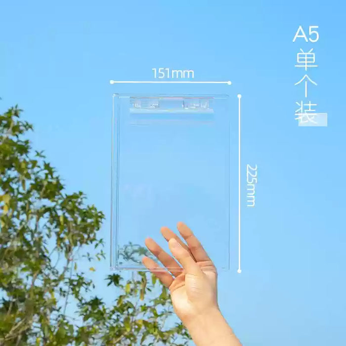 Transparent Clipboard A5 三年二班清透夹板A5