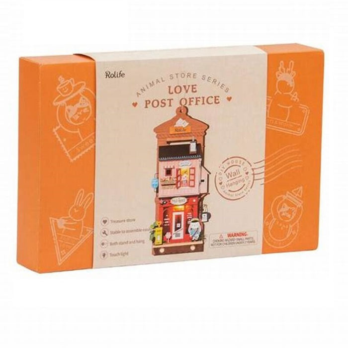 ROLIFE Love Post Office DS021 3D Wooden Puzzle 若来DIY手工拼装模型 DS021 爱的邮局