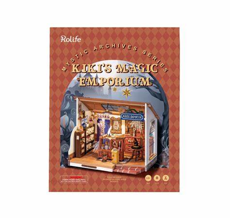ROLIFE Kiki’s Magic Emporium DG155 3D Wooden Puzzle 若来DIY手工拼装模型 DG155 琪琪魔法铺