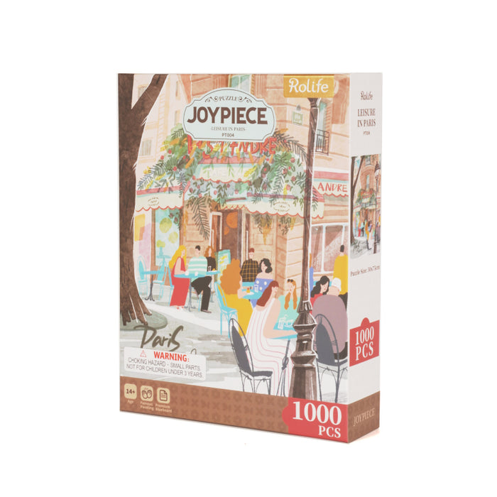 ROLIFE Leisure in Paris 1000 Piece Jigsaw Puzzle PT004若来拼图1000片 午后巴黎