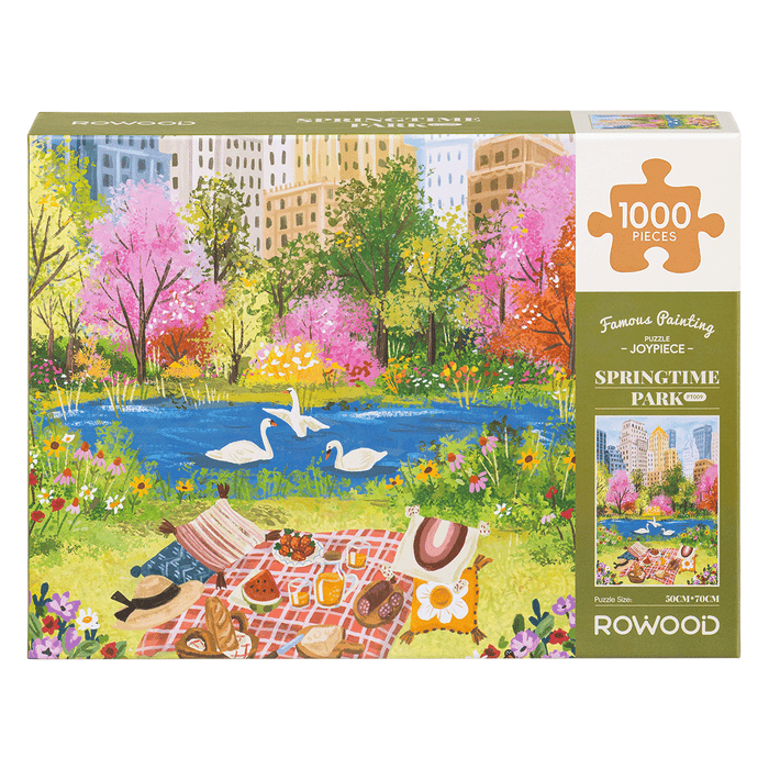 Rowood Springtime Park Wooden Jigsaw Puzzle PT009 若物拼图 春日公园
