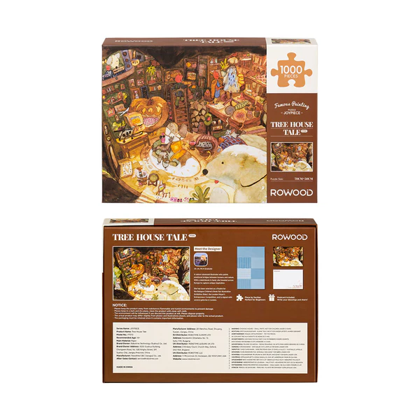 Rowood Tree House Tale 1000 Piece Jigsaw Puzzle PT010 若物拼图 树屋奇缘
