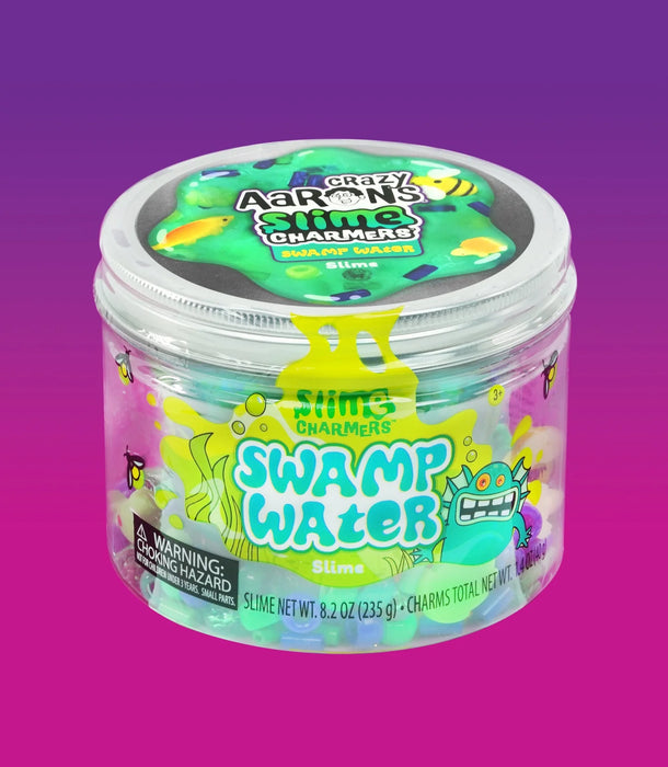 Crazy Aaron's Slime Charmers® - Swamp Water - Dark Green Water Slime史莱姆软胶玩具