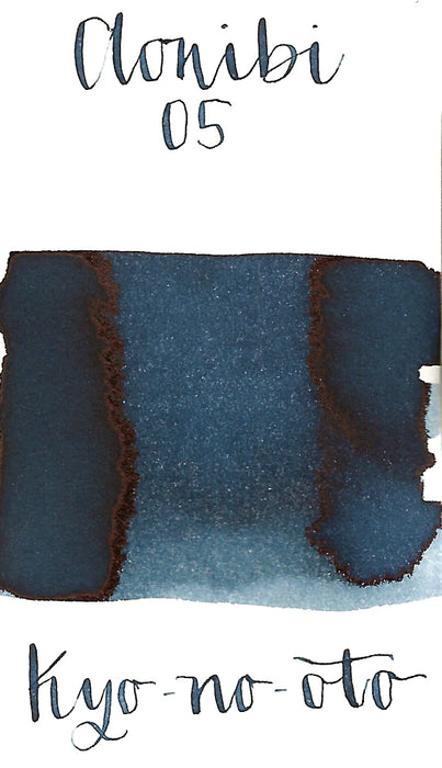 Kyo-no-oto Ink - Aonibi - 40ml Bottle 日本TAG文具 京之音墨水40ml瓶装 青钝色