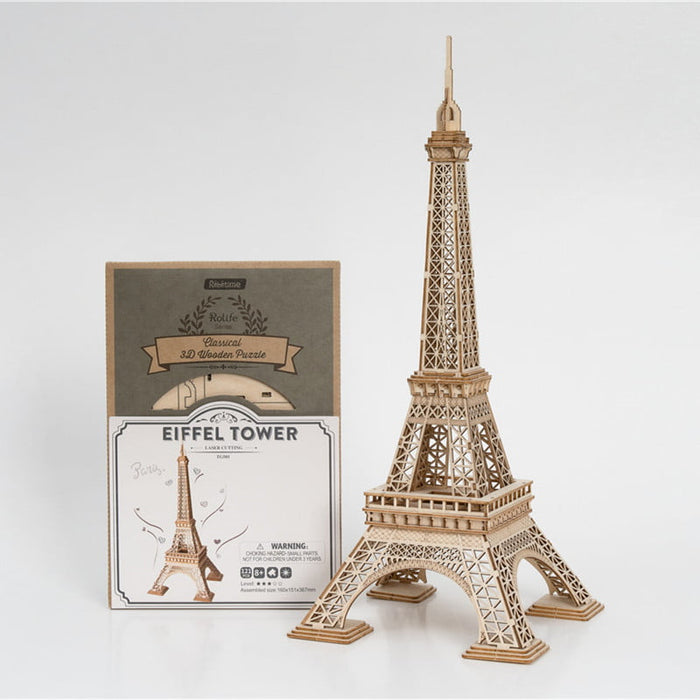 ROLIFE Eiffel Tower TG501 3D Wooden Puzzle 若来DIY手工拼装模型 TG501 埃菲尔铁塔