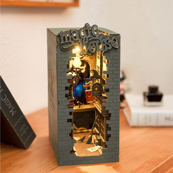 ROLIFE Magic House TGB01 3D Wooden Puzzle 若来DIY手工拼装模型立体创意书立 TGB01 魔法暗巷