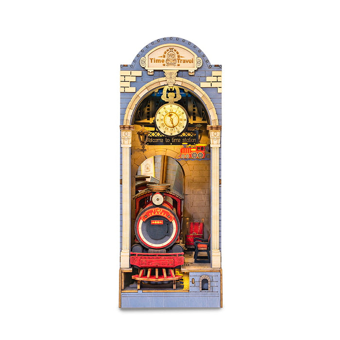 ROLIFE Time Travel Book Nook TGB04 3D Wooden Puzzle 若来DIY手工拼装模型 TGB04 时光站台