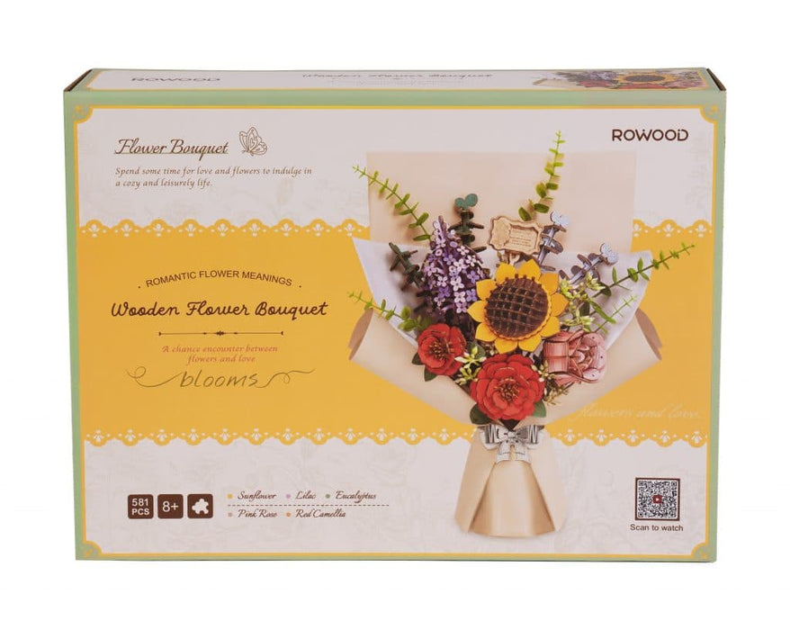 ROWOOD Wooden Flower Bouquet TW01H 若物DIY手工拼装模型 木艺繁花