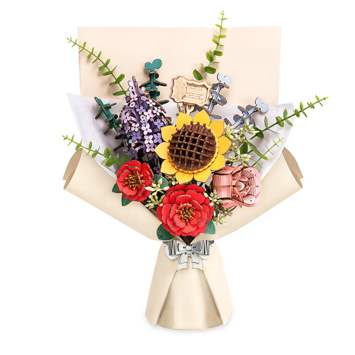 ROWOOD Wooden Flower Bouquet TW01H 若物DIY手工拼装模型 木艺繁花