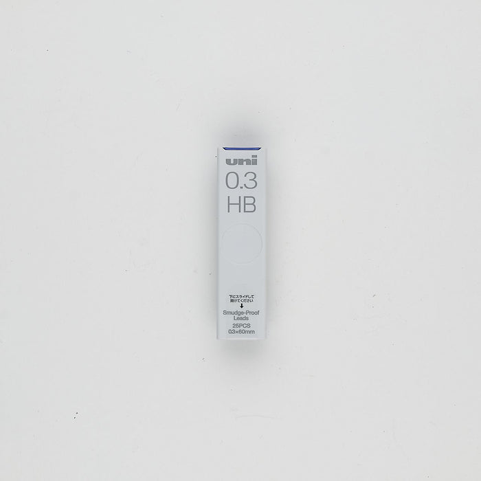 Uni Smudge Proof Leads UL-S 0.3 mm HB (25 pcs.)日本三菱UL-S防污迹自动铅芯0.3mm HB 25根
