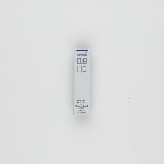 Uni Smudge Proof Leads UL-S 0.9 mm HB (36 pcs.)日本三菱UL-S防污迹自动铅芯0.9mm HB 36根