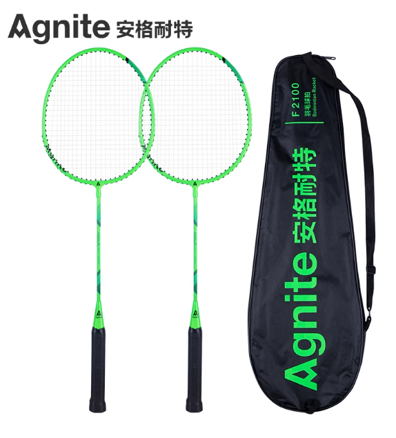 AGNITE F2100 Badminton Racket Set 安格耐特F2100羽毛球拍套装