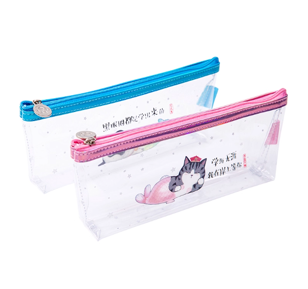 COMIX WHA3201 Transparent Pen Bag 齐心 吾皇万睡透明笔袋