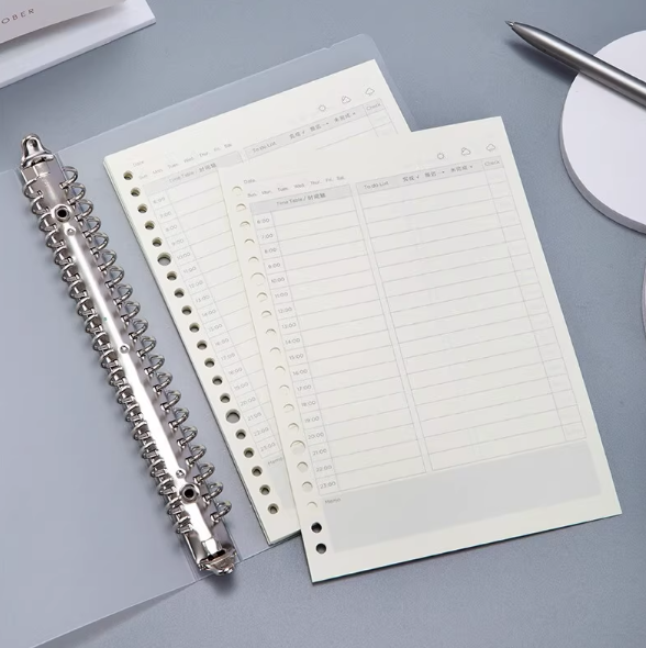 DELI Quoteus No.NA560 Loose Leaf Refill - B5 Daily Plans 得力NA560 Quoteus活页本替芯 B5 计划管理