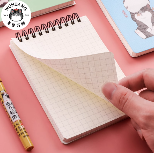 COMIX WHCX2701 Spiral Notebook - A6 70pages 齐心 吾皇万睡裝订本